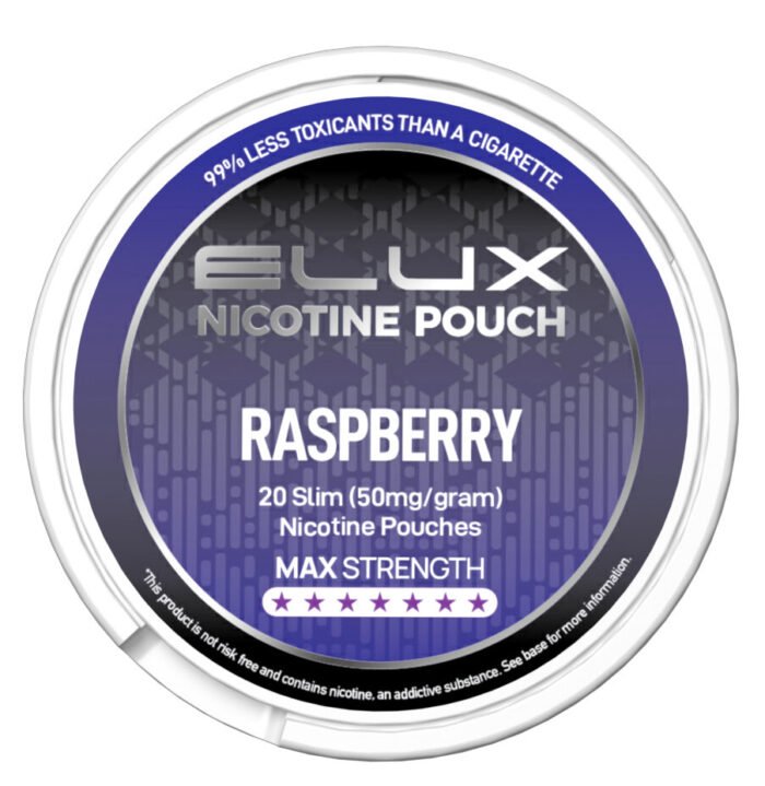 ELUX NIC POUCHES RASPBERRY 50 MG - Image 1