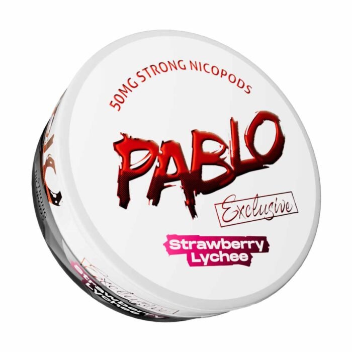 PABLO NIC POUCH STRAWBERRY LYCHEE 50MG - Image 1